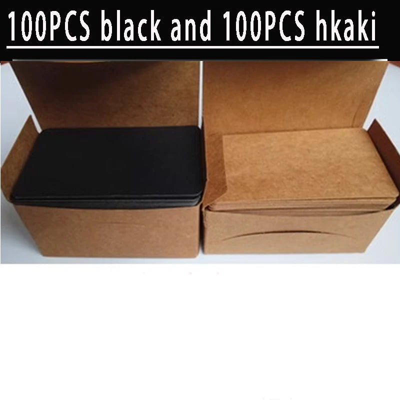 100/200 Pcs Playing Card Blank Hard Paper Card Paper DIY Board Game Postcard Handmade Wallpaper Postcards Message White Card