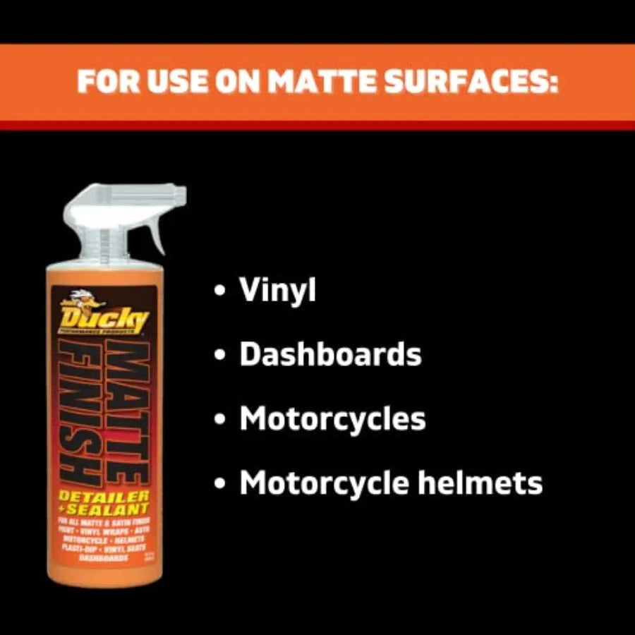 Matte Finish Detailer Sealant Spray for Matte and Satin Paint 16 oz Durable Protection with Matte Finish Ideal for Automotive a