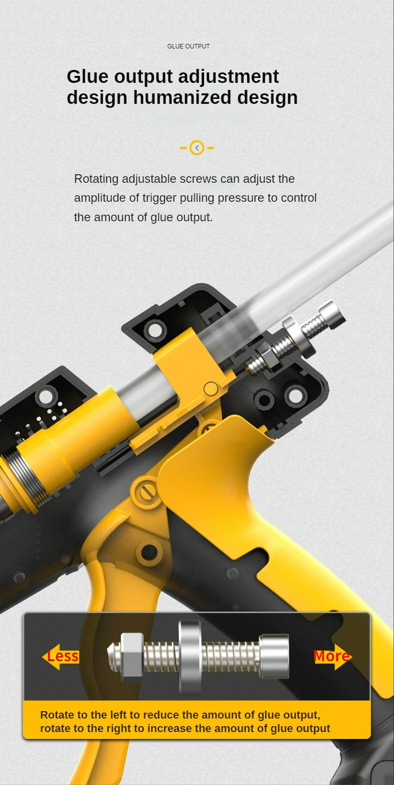 800W Professional Hot Melt Glue Gun Digital Adjustable Temperature Copper Nozzle 11 Mm Glue Sticks Industrial Tools Silicone Gun
