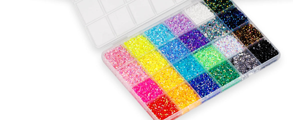 30000Pcs Rhinestones for Bedazzling, 3mm Bedazzler Kit with Flatback Rhinestones for Clothes Crafting Crafts Nails Clothing