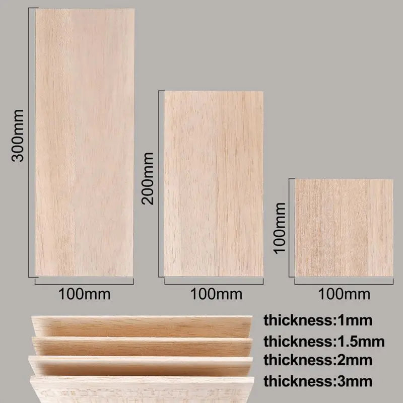 Round Wooden Stick 300mm Long DIY Wood Handmade 3/4/6/8/10/12/14mm Diameter Durable Dowel Building Model Woodworking Tool