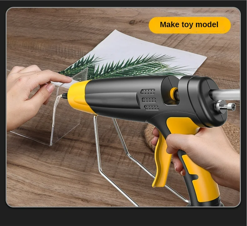800W Professional Hot Melt Glue Gun Digital Adjustable Temperature Copper Nozzle 11 Mm Glue Sticks Industrial Tools Silicone Gun