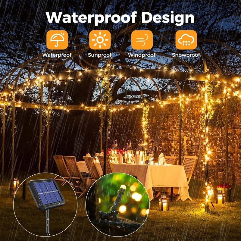 3M  LED String Lights, Battery Operated Fairy Lights for Christmas Party Wedding Home Decoration, Warm White