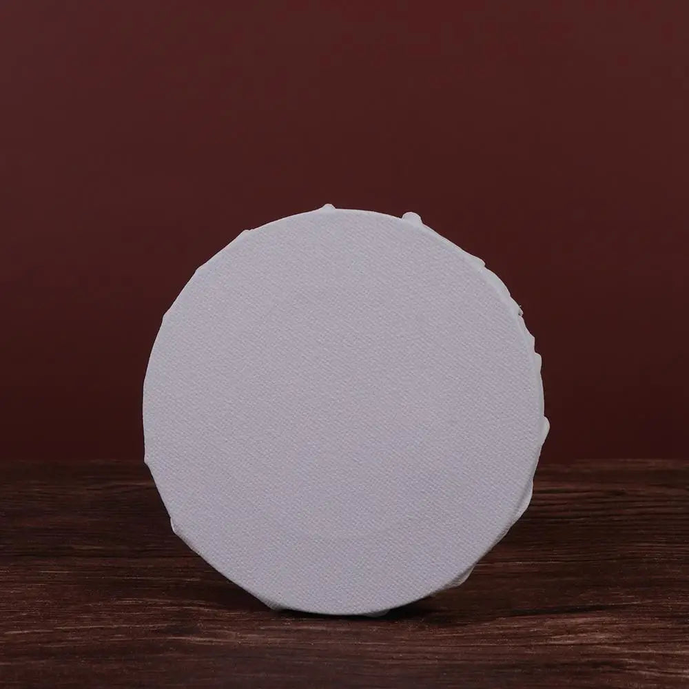 DIY Wooden Photo Frame Blank Round Canvas Board Oil Painting Panel Art Student Student Painter