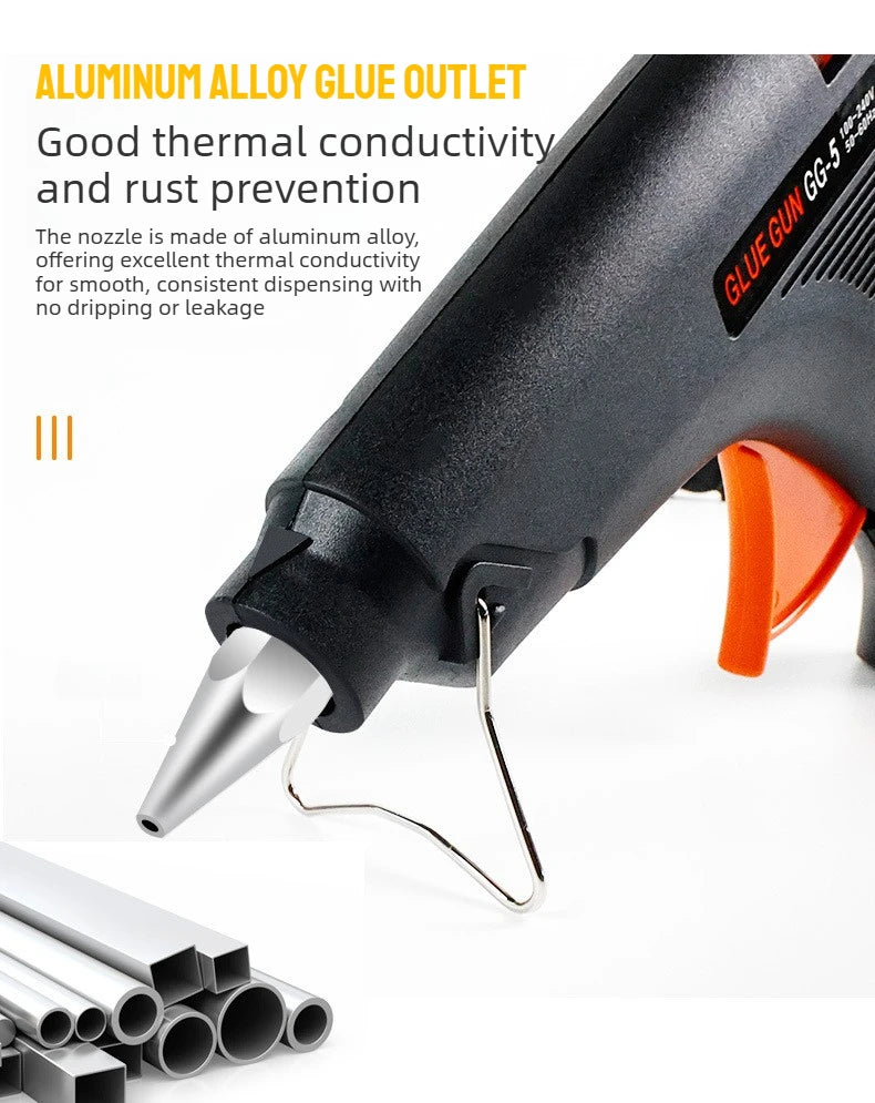 Silicone Gun Hot Melt Glue Gun With 7mm Hot Glue Gun Sticks Perfect For DIY Arts School Crafts Quick Home Repairs Repair Tool