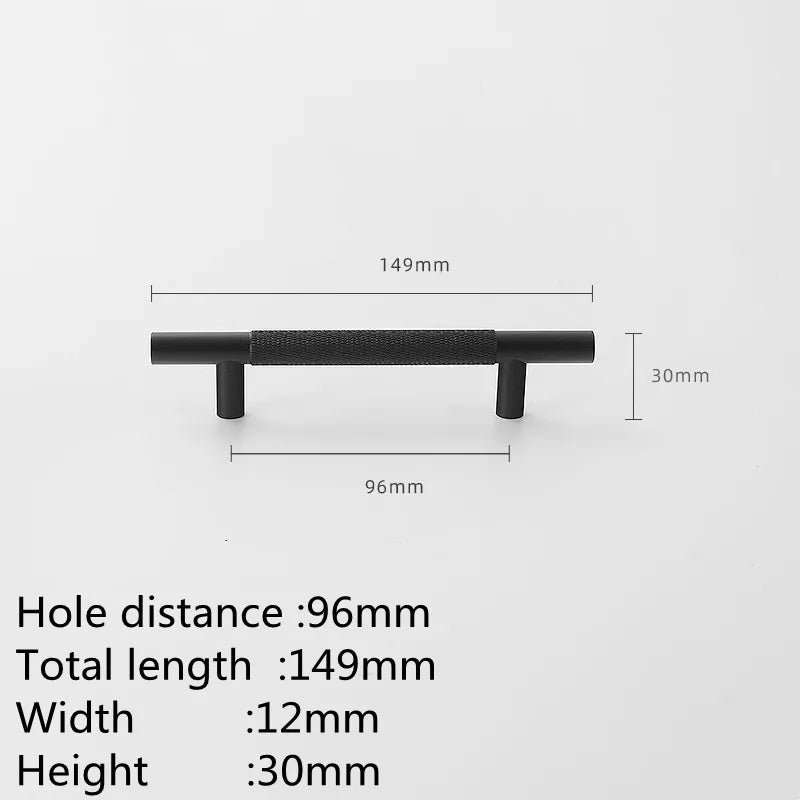 KK&FING Gold Knurled Handles For Cabinet And Drawer Aluminum Alloy Wardrobe Handles Kitchen Cabinet Pulls Knurled Drawer Knobs