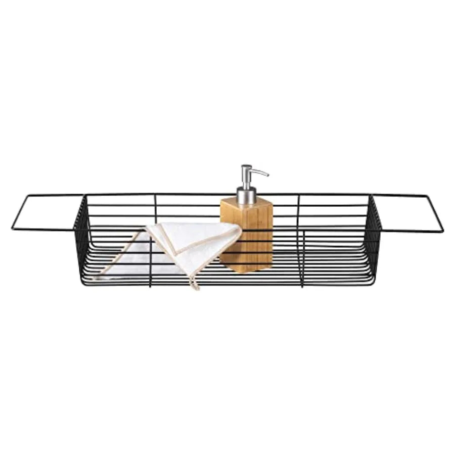 Wire at Tray - Metal attu Caddy Rack - Over Tu rid Orgazer Stora Self - Accories older asket for attu - lack