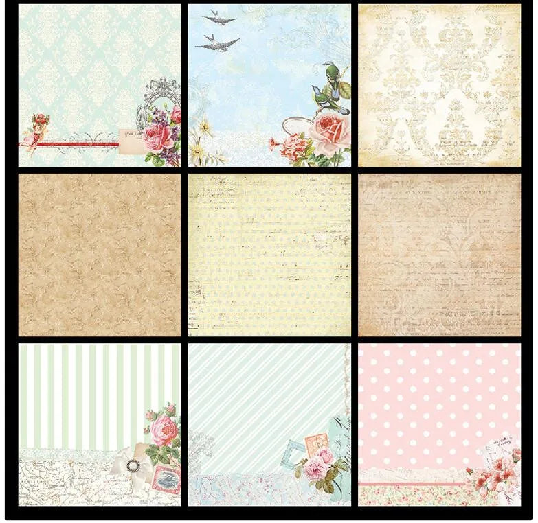 ENO 12 inch retro paper bag for scrapbooking and card making creative metal scrapbook decoration paper crafts