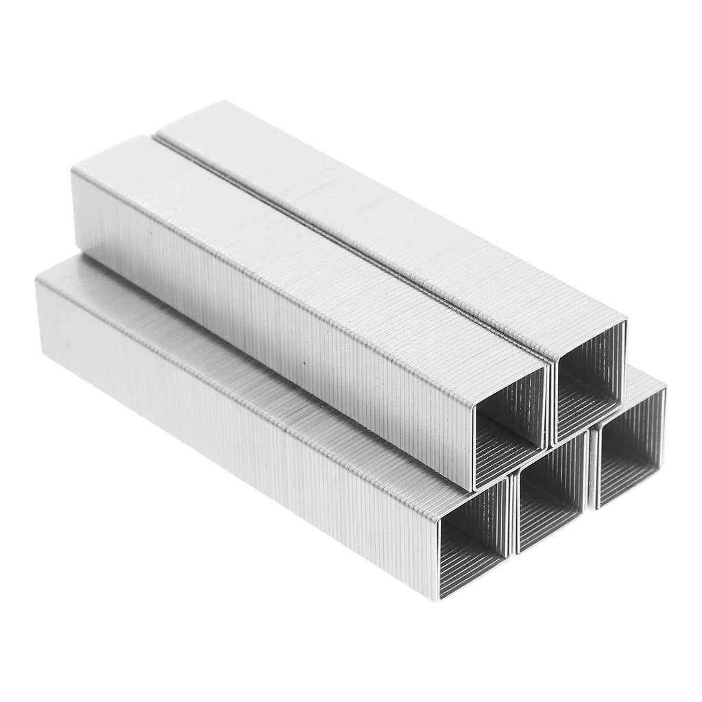 1000Pcs Staple Nails Heavy Duty Steel Staples for Office School Paper Binding Refills Universal Metal Sheet Fixing Files Paper