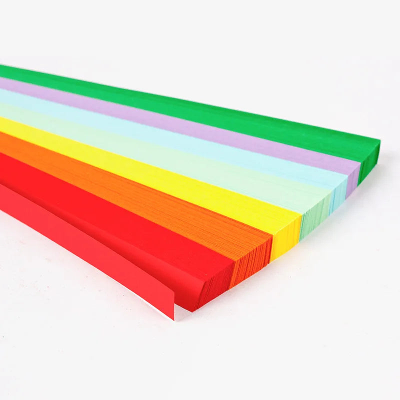 540Sheet Origami Stars Paper Strips27Colors Folding Paper Colorful Double Sided Lucky Star Origami DIY Hand Arts Make Home Decor