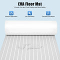 EVA Foam Teak Sheet Marine Flooring Yacht Synthetic Boat Decking Self-Adhesive Pad 35.4"X94.5"