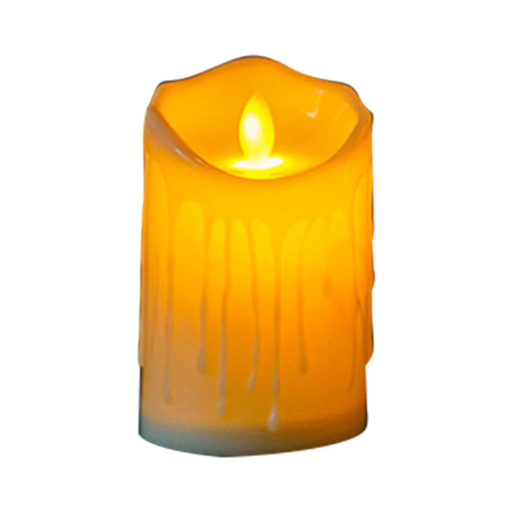 Flickering LED Flameless Candle Lights Battery Powered Electronic Candle Tea Lights Birthday Party Wedding Decoration Ornament