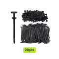 10/20/50/100pcs Heavy Duty Self Locking Cable Ties with Pin Button Universal Nylon Zip Ties for Car Repair Fastening Strap
