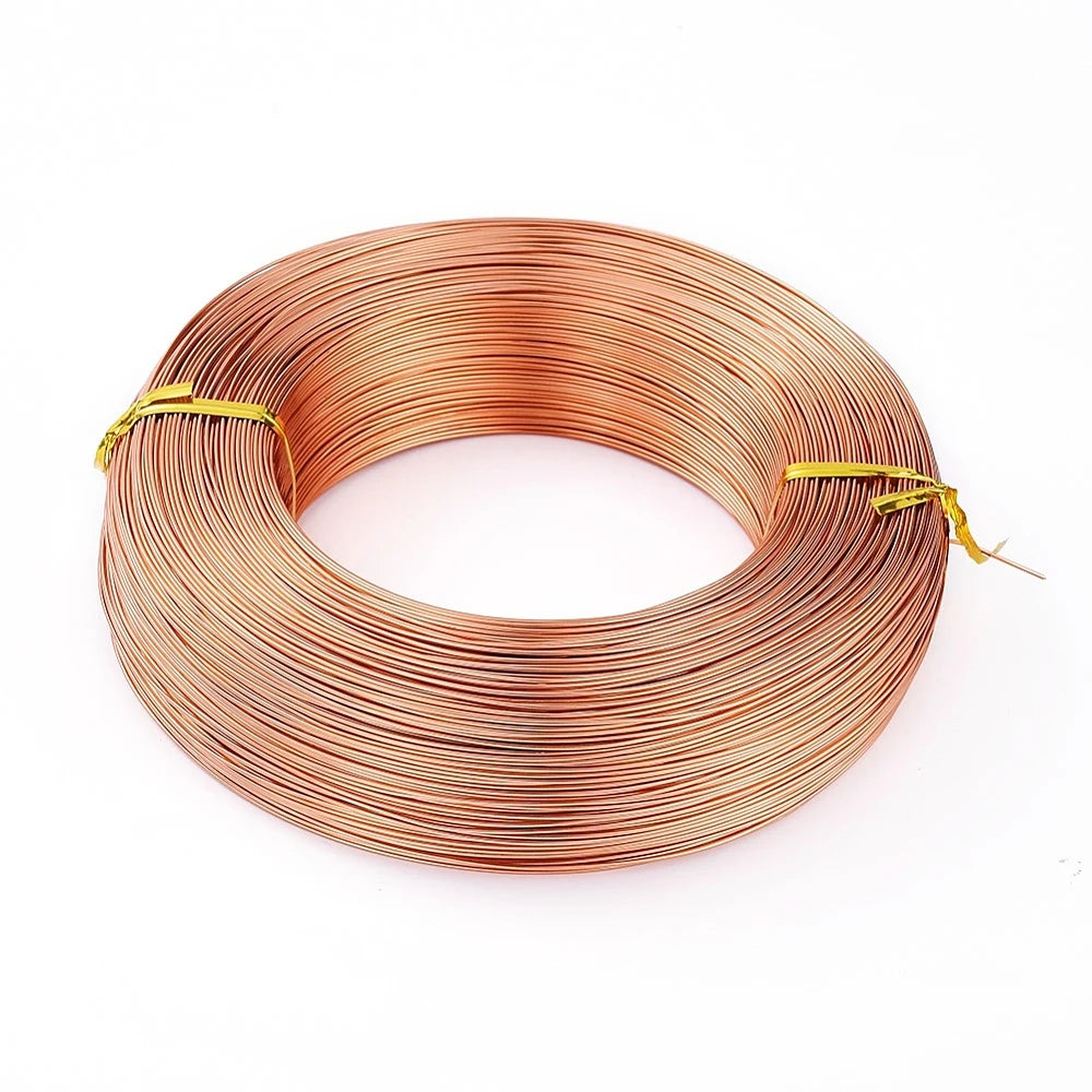 PandaHall 0.6-2.0mm Anodized Aluminum Wire 10 Sizes , Colorful Bendable Craft Wire for Jewelry Making, DIY Model Beading