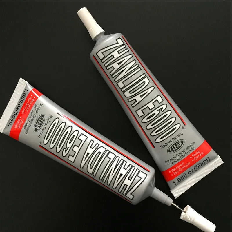 15/25/50/110mL Zhanlida e6000 Transparent Glue Epoxy Adhesive Hotfix for Crystal Rhinestone Glass Jewelry Polymer Clay Toy Wood