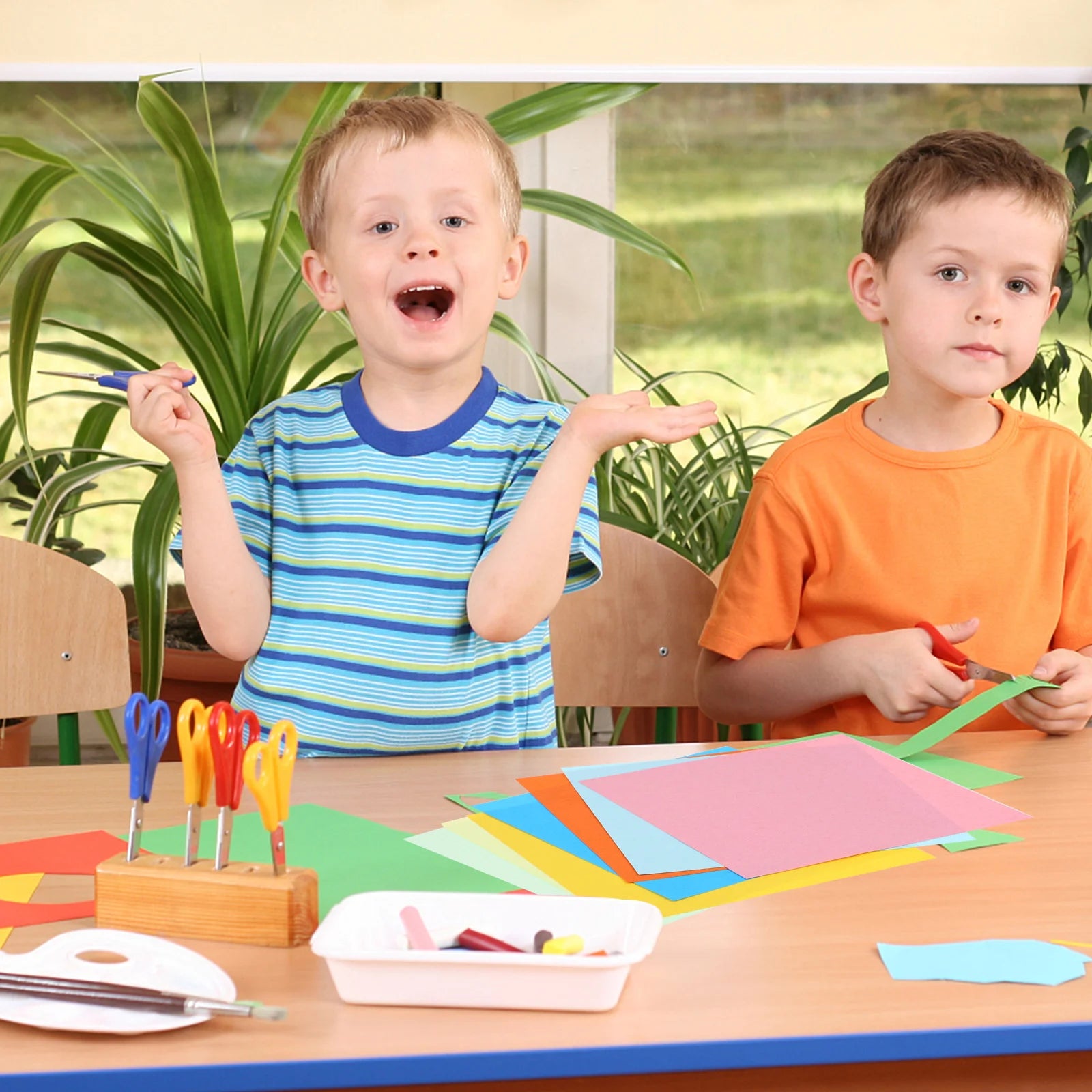 100 Sheets Double Sided Colored Paper Child Cardstock Pastel Construction Colorful Origami Papers Color Sheets Letter Size