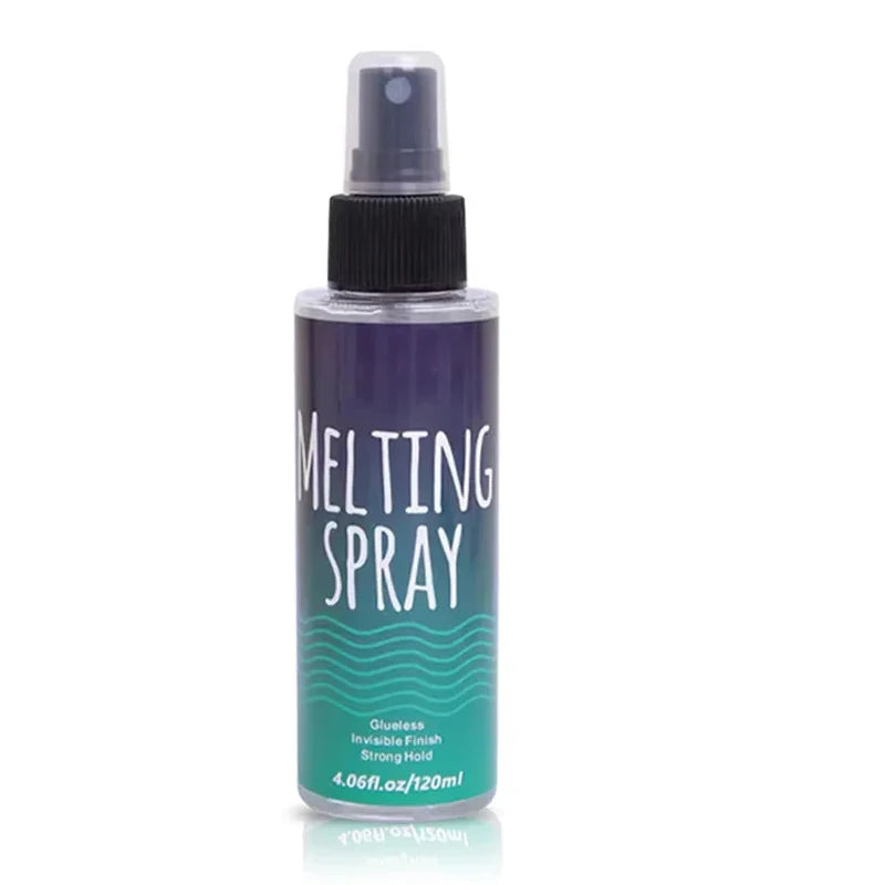 120ML Lace Melting and Holding Spray Glue-Less Hair Adhesive for Wigs, Strong Natural Finishing Hold with Control