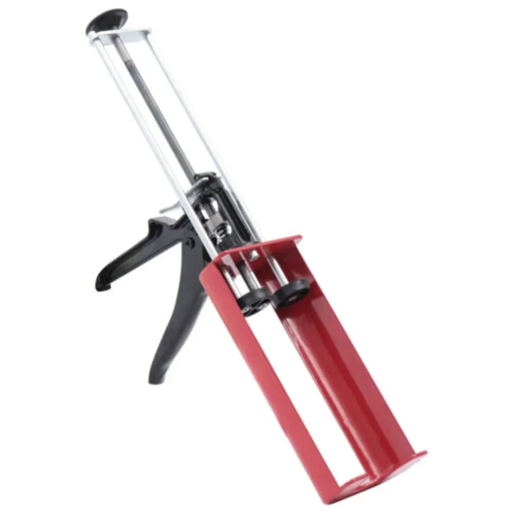 Bymaocar Caulking Manual Glue Gun For Panel Bond Gun Epoxy Gun 400mL(1:1 Mix Ratio)Dual Component Applicator W/ Thicker Push Rod