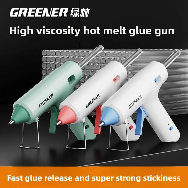 Hot Melt Glue Gun 7mm Glue Sticks Industrial DIY Electrothermal Glue Gun Heat Temperature Thermo Electric Gun Repair Tools 220V