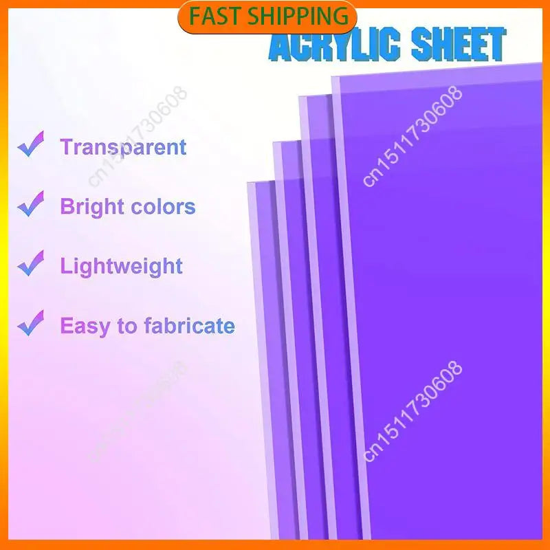 Buy Now Acrylic Colored Translucent Acrylic Iridescent Radiant Sheet Laser-Cutting Acrylic Board,8 X 12 Inch(3 Pack,2.6Mm Thick)