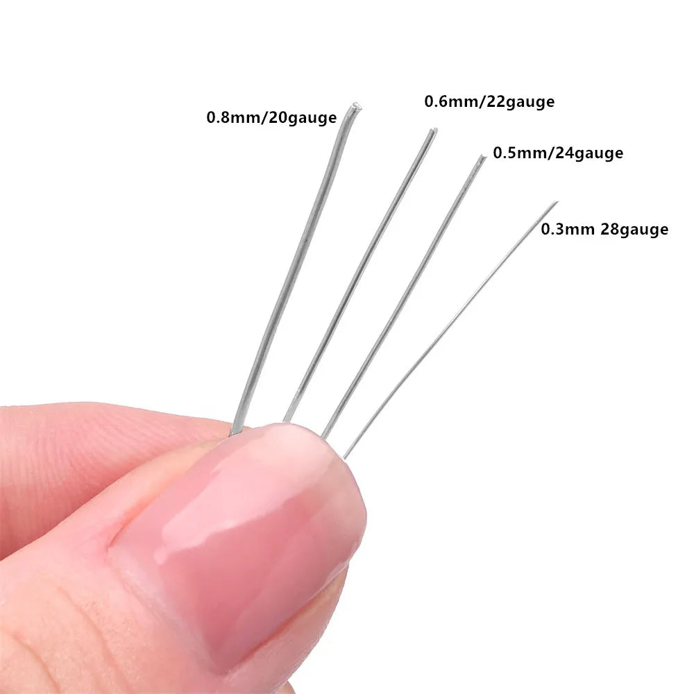 20 22 24 28Gauge Stainless Steel Wire for Jewelry Making DIY Crafts Project Jewelry Finding Supplies 130-328ft