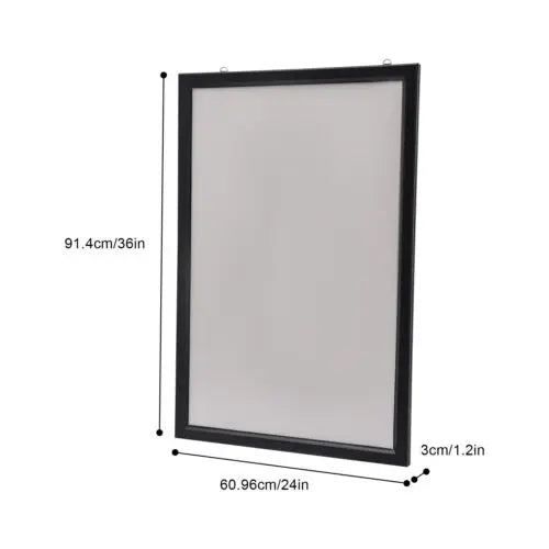 24"x36" Advertising Frame Store Wall Mount LED Light Box Movie Poster Display US
