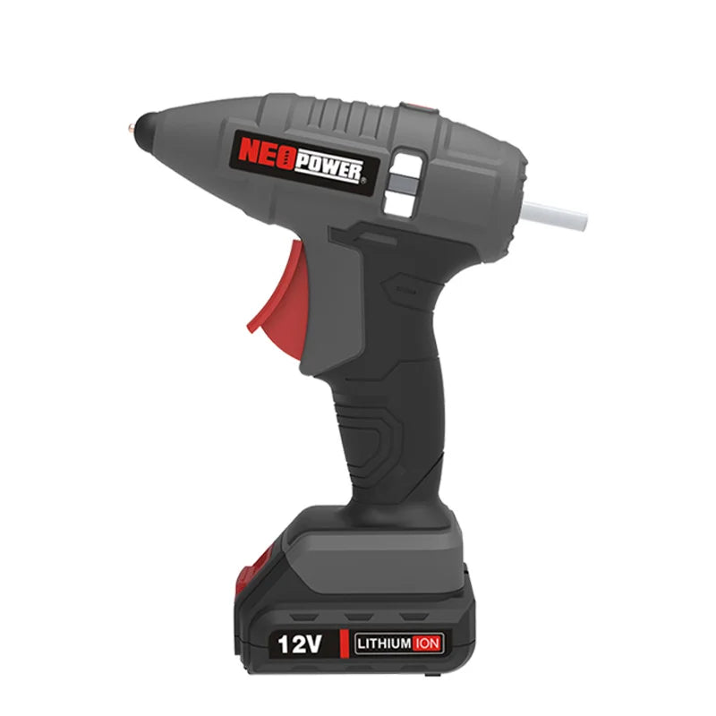 12V cordless hot glue gun kit and hot glue sticks