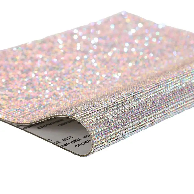 12x20cm Self Adhesive Rhinestone Sticker Tape DIY Decoration Diamond Sticker For Arts Crafts DIY Car Phone Clothes Decoration