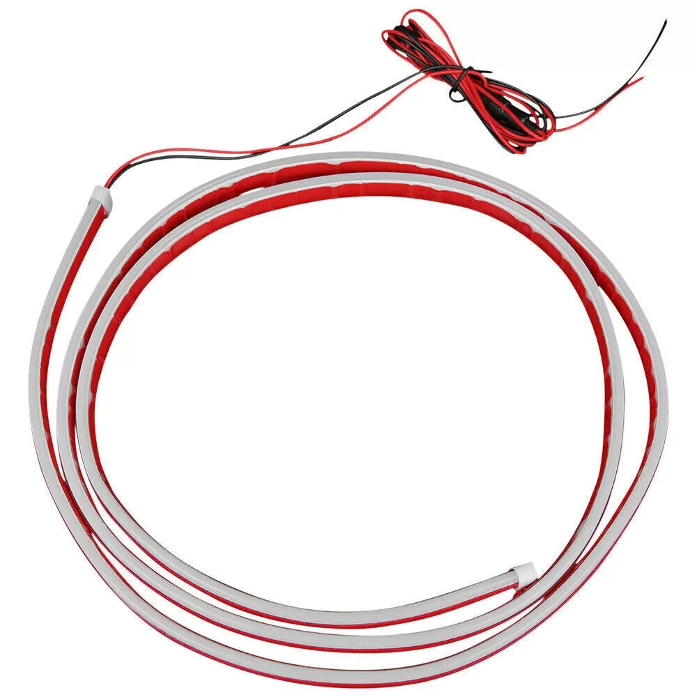 180CM LED Car Hood Lights Strip Engine Hood Light DRL LED Daytime Running Light Strip Flexible Waterproof Car Decor Assecories