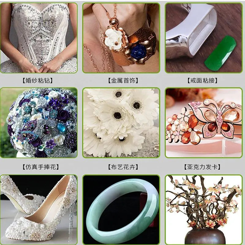 50ml E6000 Jewelry Crafts Multipurpose Adhesive Crystal Cloth Rubber Beads Bonding Super Liquid Glue Repair Phone Screen Glass
