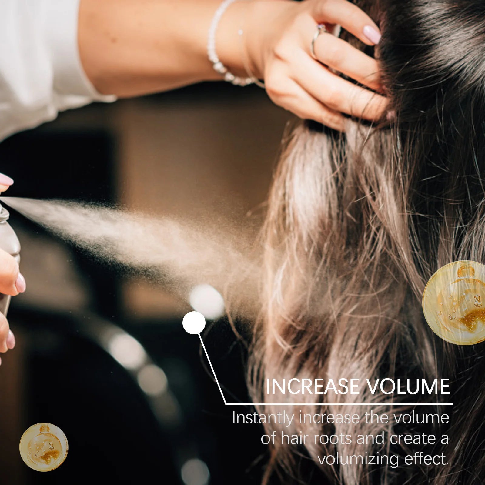 Hair Dry Shampoo Volumizing Refreshing Oil Control Non-irritating Scalp Smoothing Fresh Fragrance Long Lasting Shine Care Spray