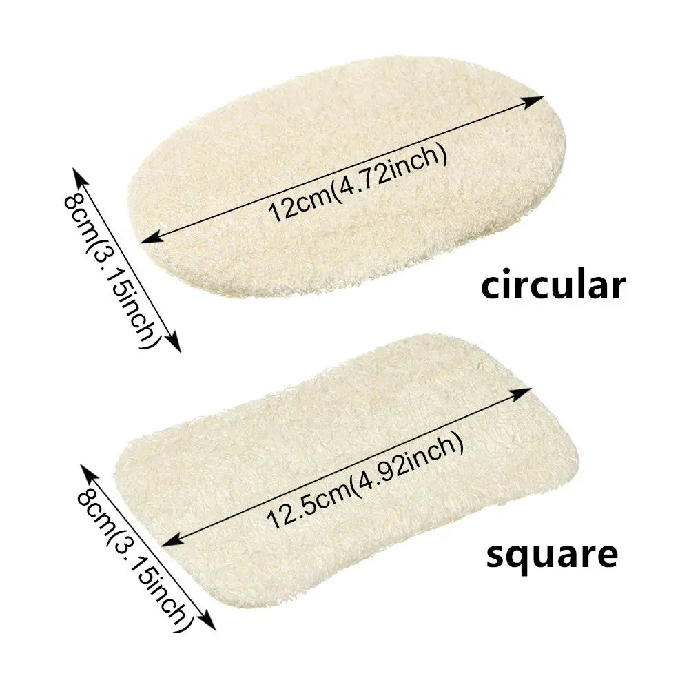 1/5pcs Double-sided Cleaning Reusable Non-stick Oil Pot Bowl Brush Dish Washing Cloth Cleaning Sponge Microfibre Sponge