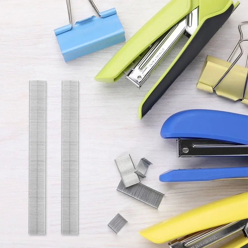 3 Boxes Standard Staples for Stapler Reliable Precision Stapling Small Light Stapler Refills Easy to Carry Portable for Bind