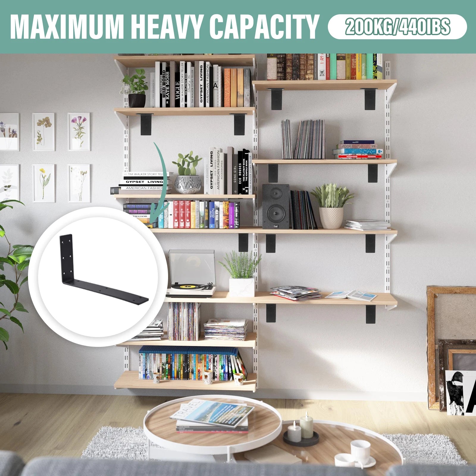 Countertop Support Brackets 12 Inch Heavy Duty Counter Top L Brackets 4 Pieces Metal Mantel Corbels for Wood Quartz Granite