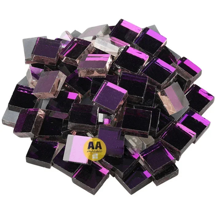 100g Glass Mirror Mosaic Tiles Bulk Diamond Shape DIY Craft Handcrafted Accessory Home Wall Artwork Decor Supplies arte