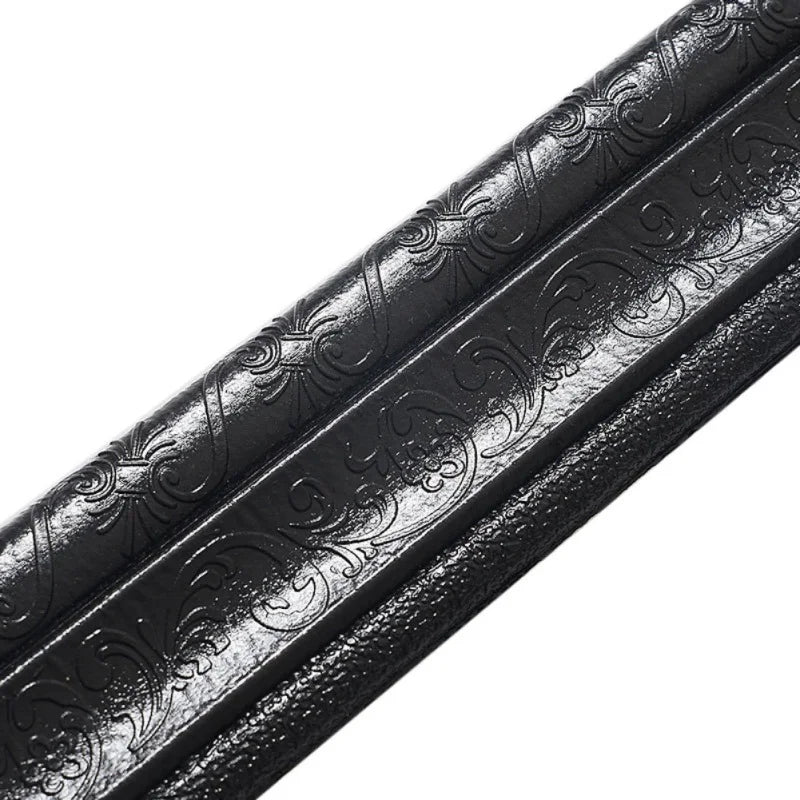 Self Adhesive Flexible Foam Molding Trim Wallpaper Border 3D Decorative Wall Lines Peel and Stick Trim for Home Hotel DIY Decor