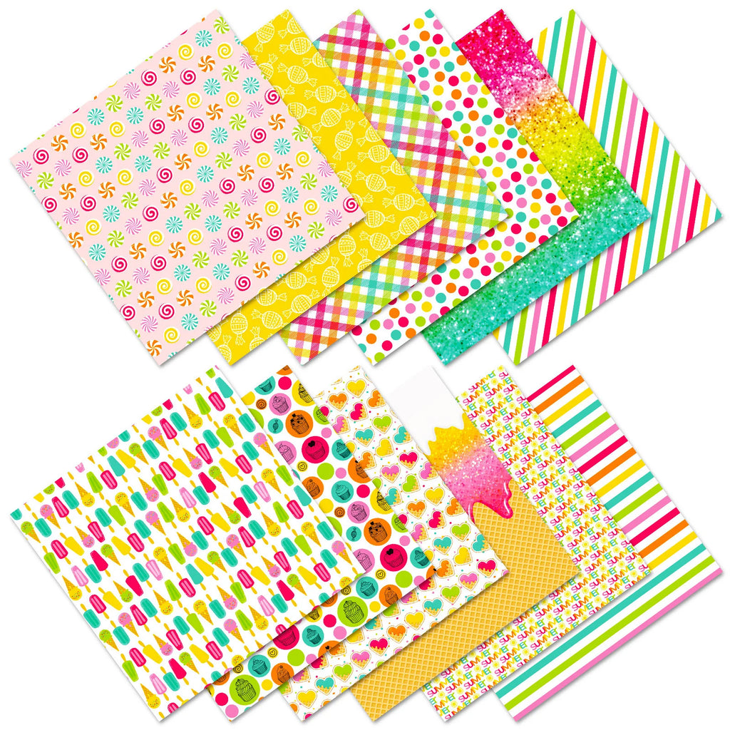 12 Sheet Scrapbooking Paper 15x15cm,  6x6in Scrapbooking Paper Acid-Free Cardstock Backgrounds Card for DIY Art Craft Decoration