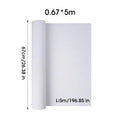 5M/Roll Cotton Canvas Roll,White Black Blank Specialized Suitable for Oil Painting,Acrylic Pigments,27,37,47,,57,67,77,87cm Wide