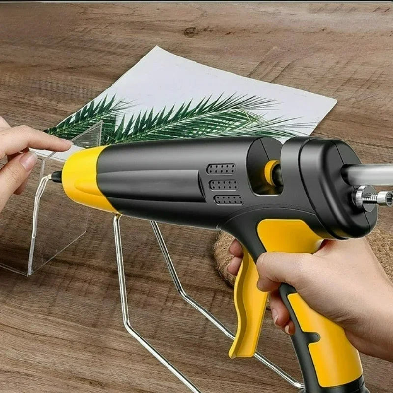 800W Professional Hot Melt Glue Gun Digital Adjustable Temperature Copper Nozzle 11 Mm Glue Sticks Industrial Tools Silicone Gun