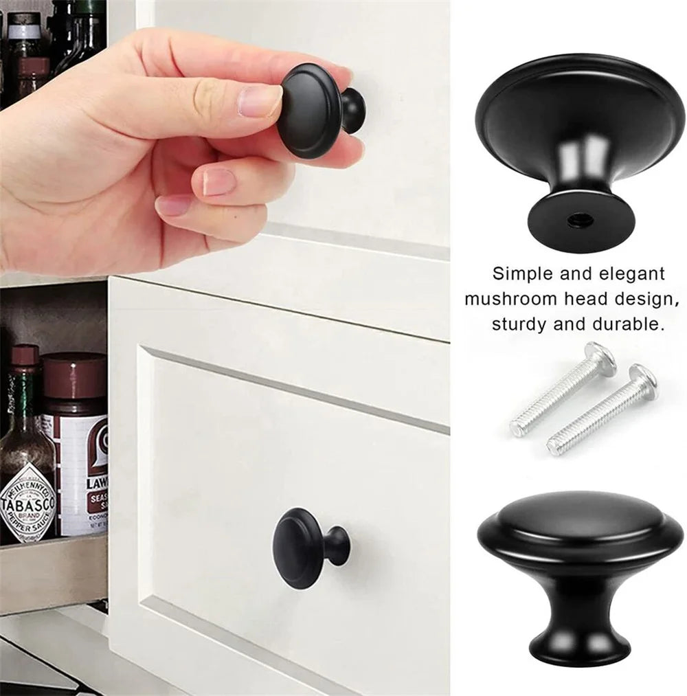 30 Packs Cabinet Door Knobs Stainless Steel Handles Kitchen Cupboard Drawer Pull Bathroom Fashion-Furniture Hardware-Accessories