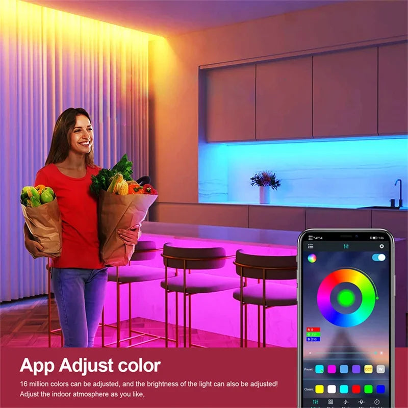 USB Neon Rope Lights,Flexible Led Rope Lights Control with App/Remote,Music Sync Gaming Neon Light Strip for Living Room Bedroom