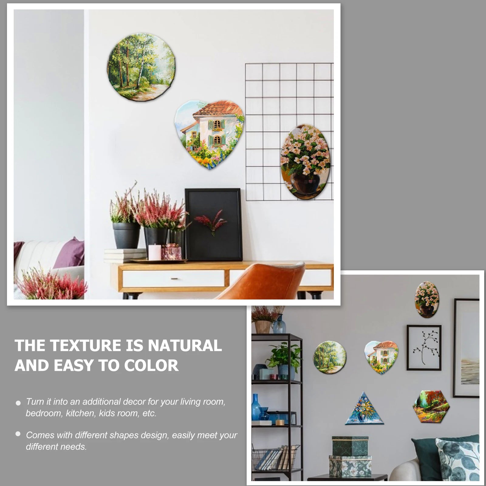 1pc Blank Painting Frame Heart Shape Diy Art Stretcher Boards Lightweight Canvas For Oil Acrylic Gouache Tempera Art Supplies