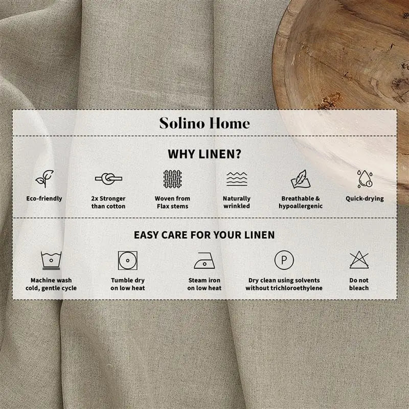 White Green Shimmer Border Linen Table Runner 14x90 Inch Handcrafted Machine Washable for St Patricks Day