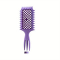 5-Piece Hair Styling Set: Curl Define Styling Brush Curved Rat Tail Comb Edge Control Brush-Perfect for Salon-Quality Results