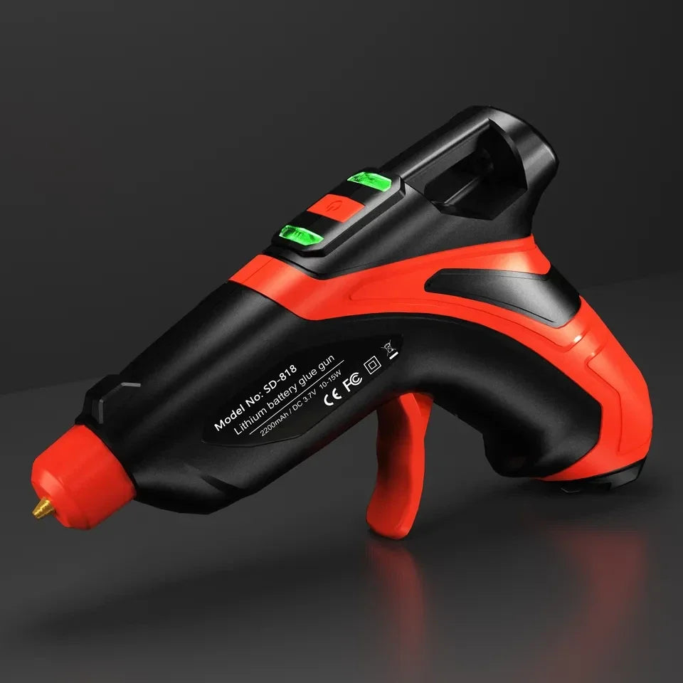 Hot Melt Glue Gun Rechargeable Cordless Mini Fast Preheating Hot Glue Gun Kits For Crafting DIY Repair Tools With 30 Glue Sticks