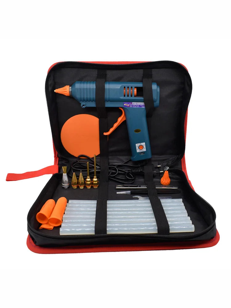 150w Hot Glue Gun, 8 Combinations, Adjustable Temperature, Suitable For Craft Repair Diy Use 11mm Glue Stick Purecopper Nozzle