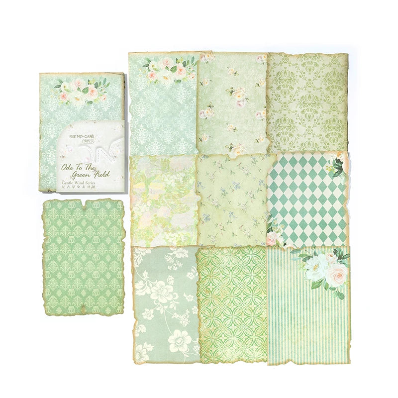 30 Sheets Vintage Journal Scrapbooking Supplies Material Labels paper for Journal notebook Planner hand made Craft Supplies
