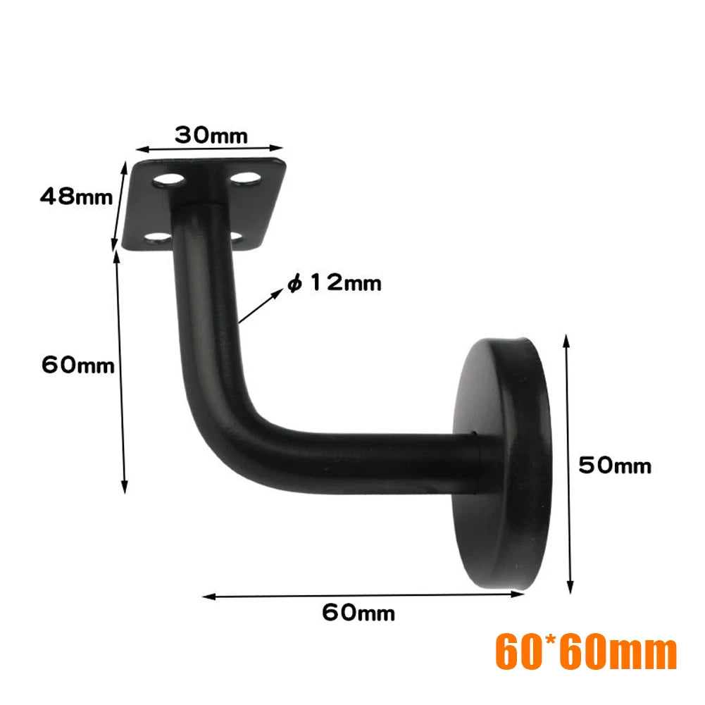 Stair Handrail Bracket Bannister Wall Support Hand Rail Balustrade Strong Stainless Steel Stair Railing Guardrail Accessories