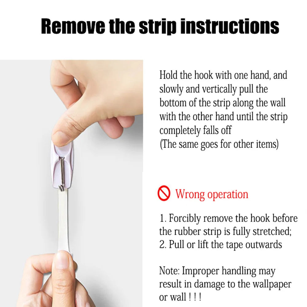Double Sided Tape Sticker Wall 10/20PCS Sets Damage Free Picture&Frame Hanging Strips Waterproof Self Adhesive Hooks Accessories