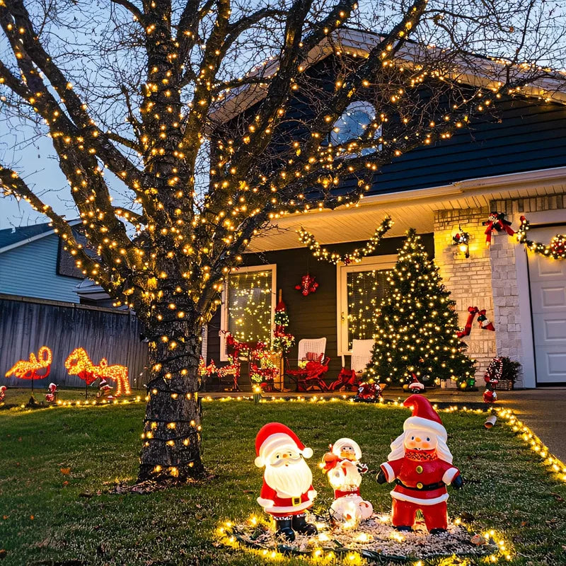 3M  LED String Lights, Battery Operated Fairy Lights for Christmas Party Wedding Home Decoration, Warm White